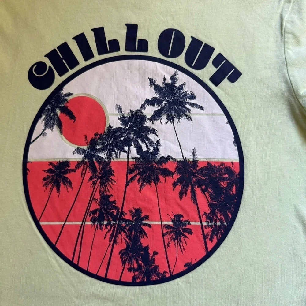 Carter’s Boys Chill Out Kids T-Shirt Light Green‎ Size XS